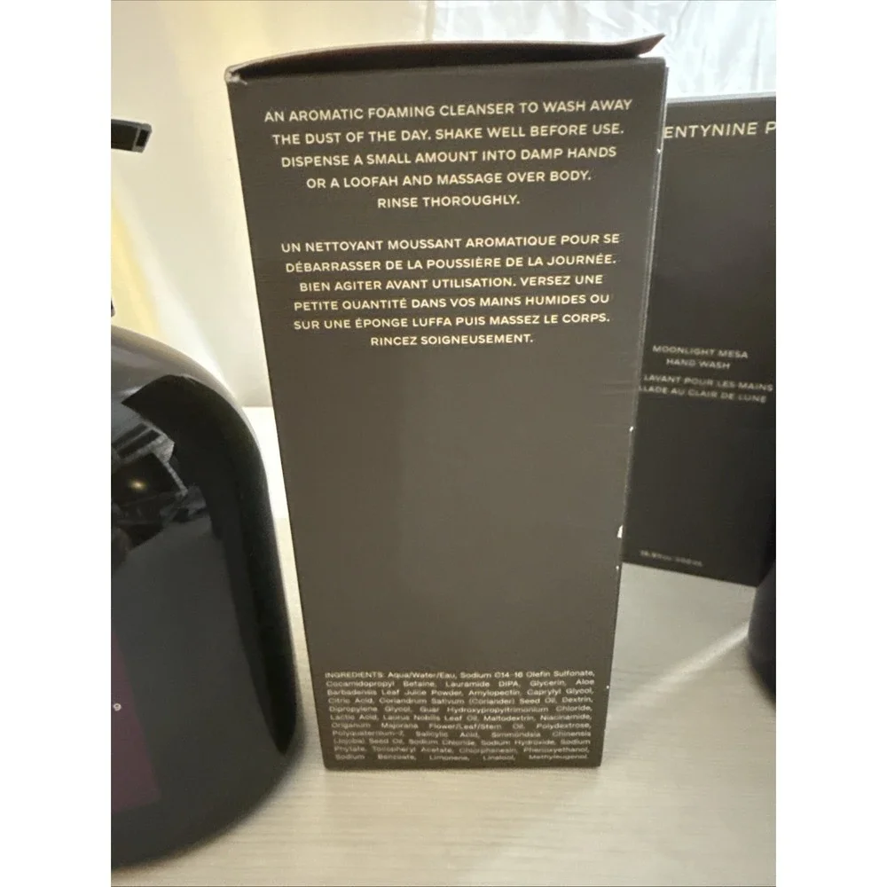 Twenty Nine Palms Body Wash Hand Wash‎ Set 16.9oz Spa Bottles New